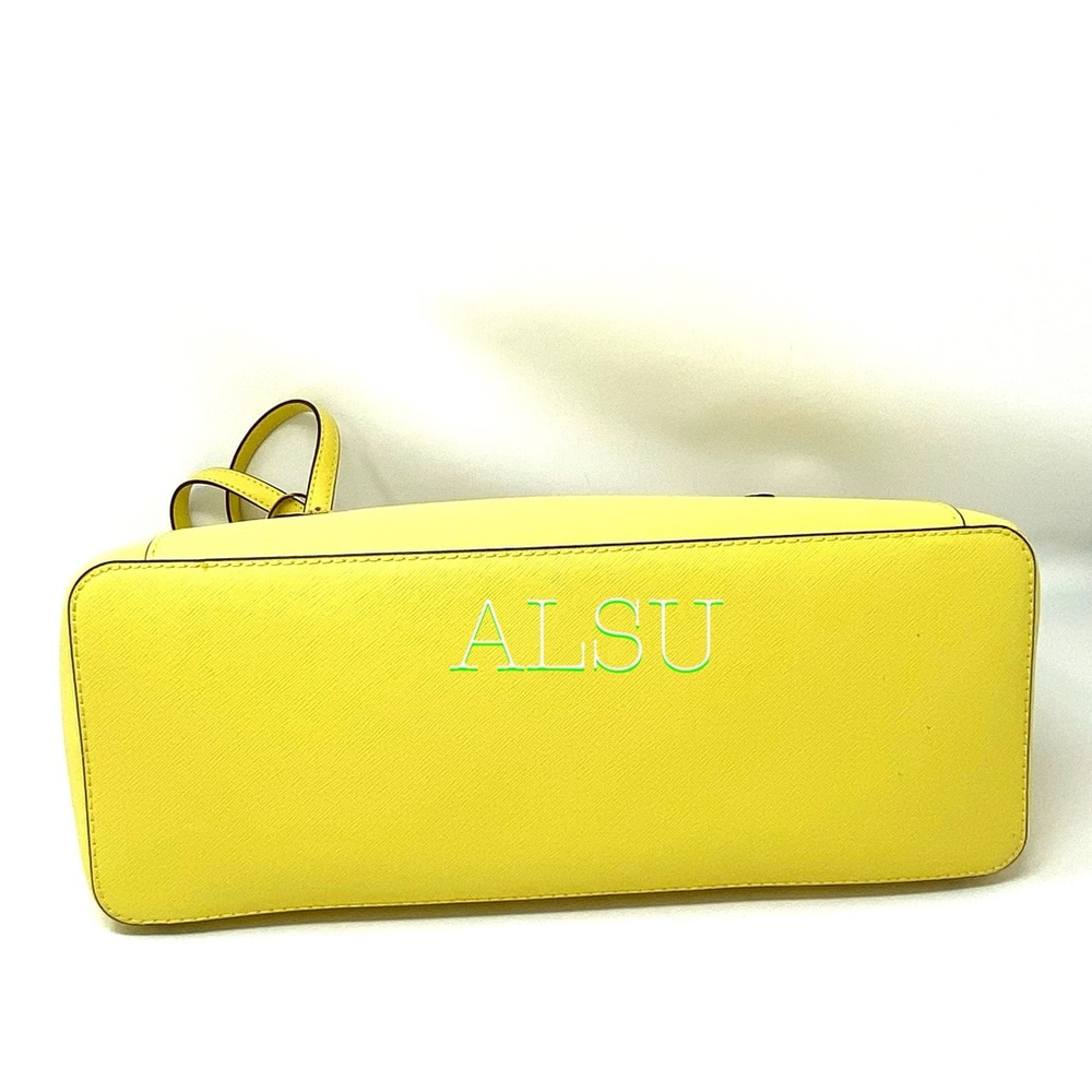 Michael Kors Ciara LG Top ZipTote Sunshine Yellow - Picture 4 of 9